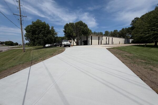 Long Rural Driveway — concrete work by Cascade Concrete Works