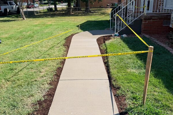 Curved Front Walkway — concrete work by Cascade Concrete Works